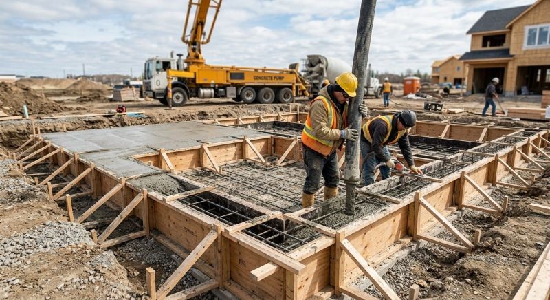 Cement Foundation Installation in Charleston, SC
