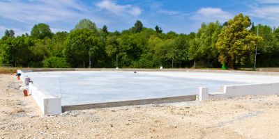 Commercial Slab Installation in Davis County, UT