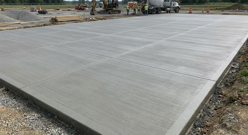 Commercial Slab Installation in Fredericksburg, VA